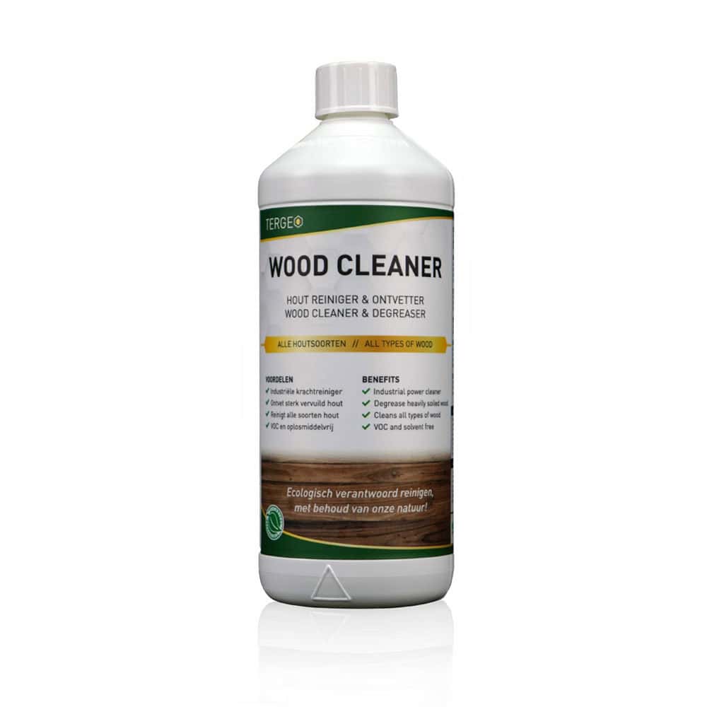 wood cleaner, hout schoonmaken, tergeo wood cleaner, tergeo reiniger, hout reiniger